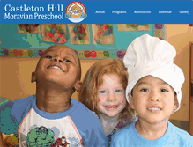 Tablet Screenshot of castletonhillpreschool.com